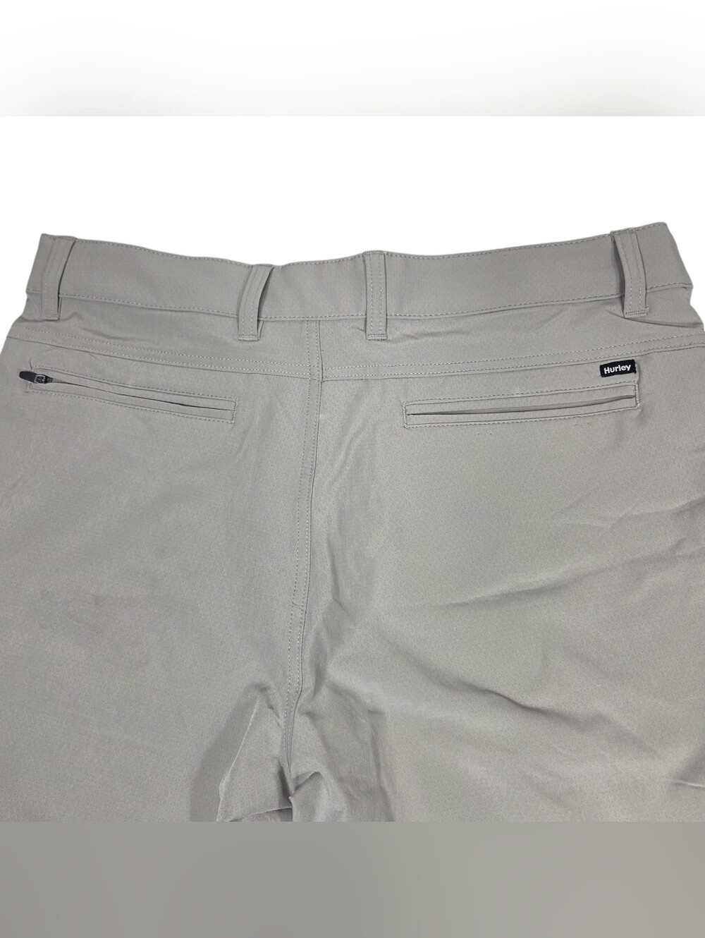 Hurley Men's Light Gray Hybrid Shorts. Waist 34 - Picture 3 of 7